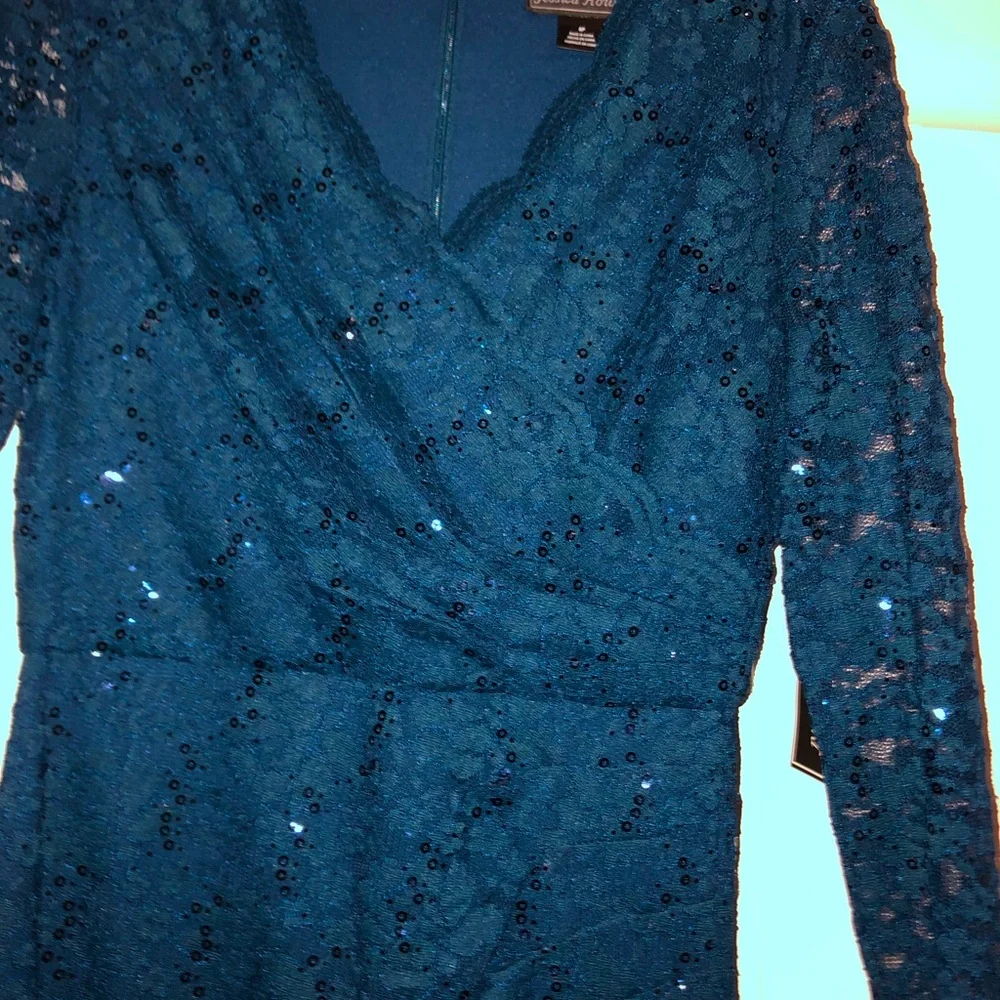 Beautiful Blue Jessica Howard Dress size 6p - Picture 11 of 12